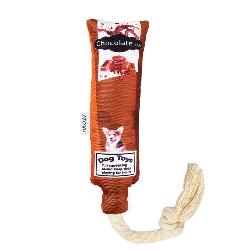 Bite-resistant Tooth Cleaning Canvas Toy Dog Boredom Relief Supplies