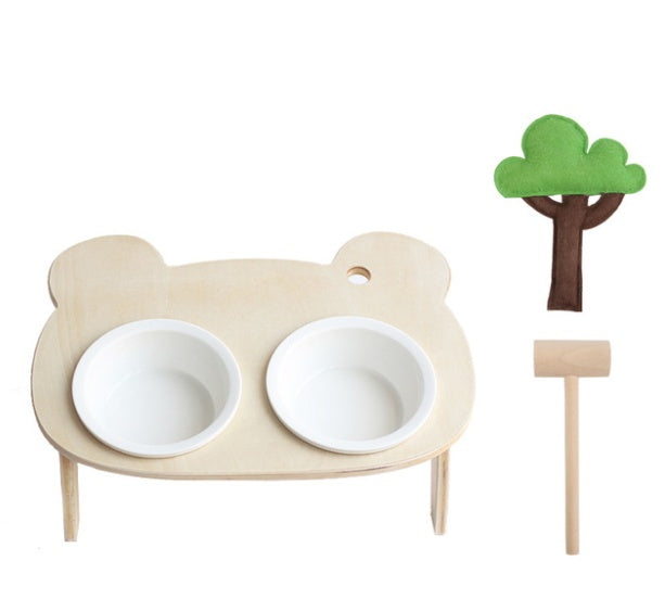 Cub bowl tilt pet bowl