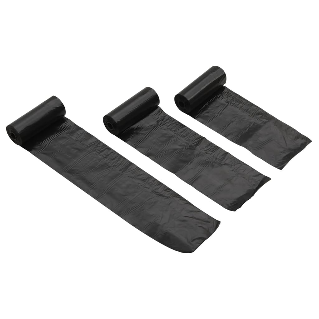 Dog Poop Bags 750 pcs. Black 30x20 cm PE