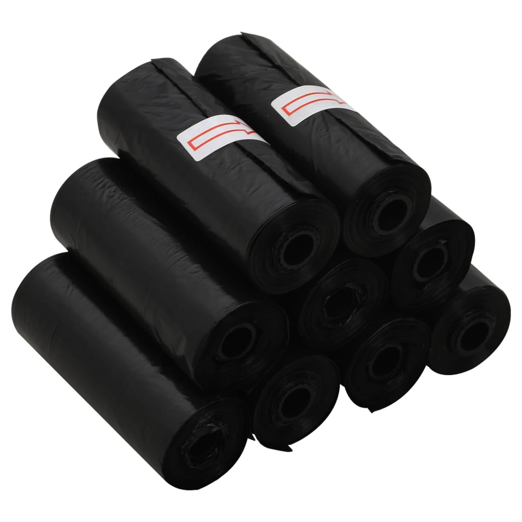 Dog Poop Bags 750 pcs. Black 30x20 cm PE
