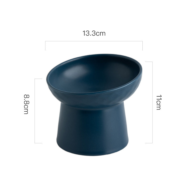 Fashion Oblique Cat Bowl Pet Bowl